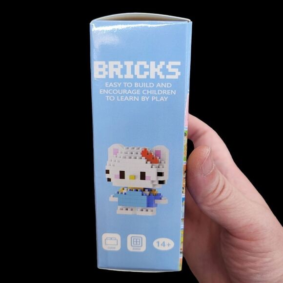 Brand New Hello Kitty Blue Bricks Lego Figure - Picture 3 of 5